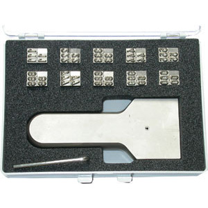 3041GR - INTERCHANGEABLE STEEL MARKING PUNCHES IN SET - Prod. SCU